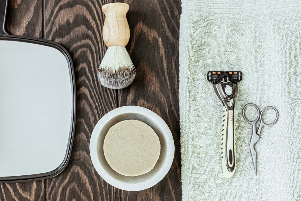 Herbed Bar Soap for Shaving