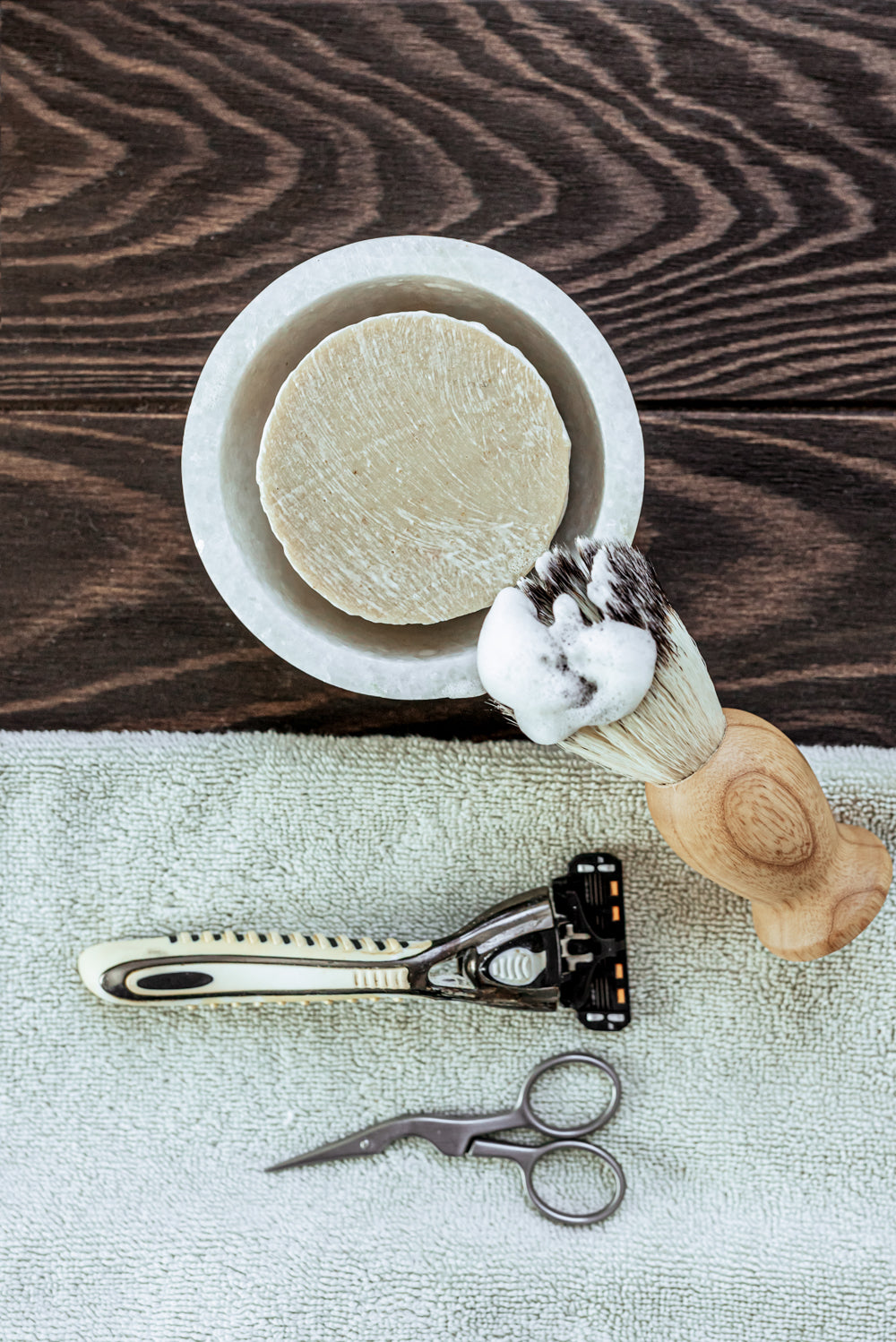 Herbed Bar Soap for Shaving