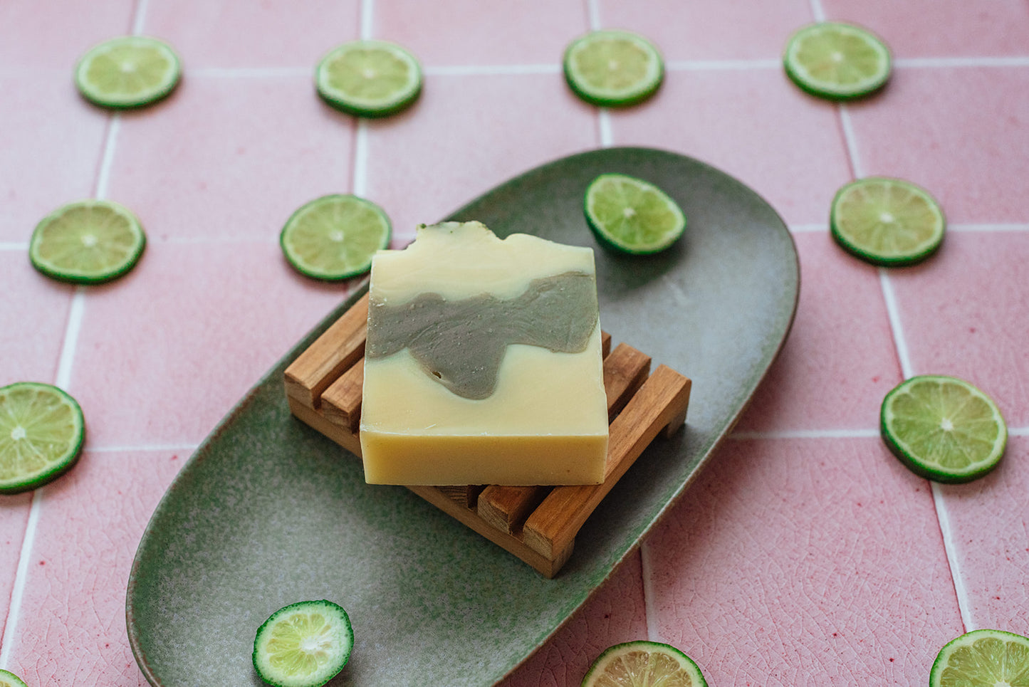 Basil Flower & Distilled Lime Soap