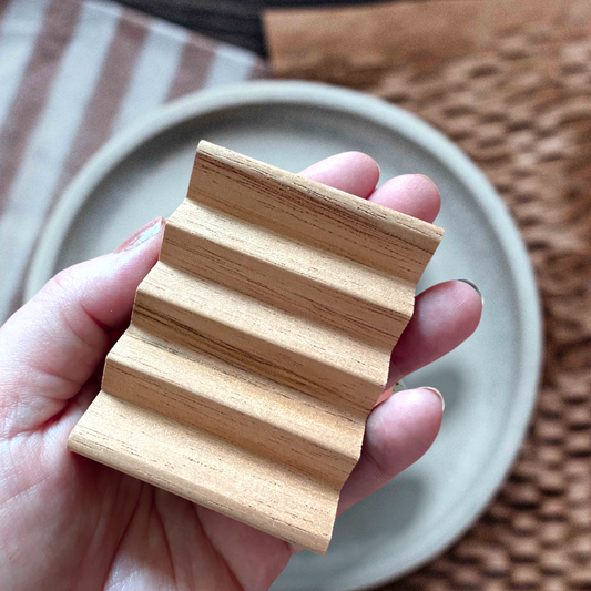 Mini Wooden Soap Dishes